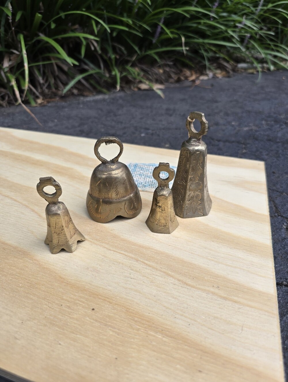 India Brass Wedding Bells